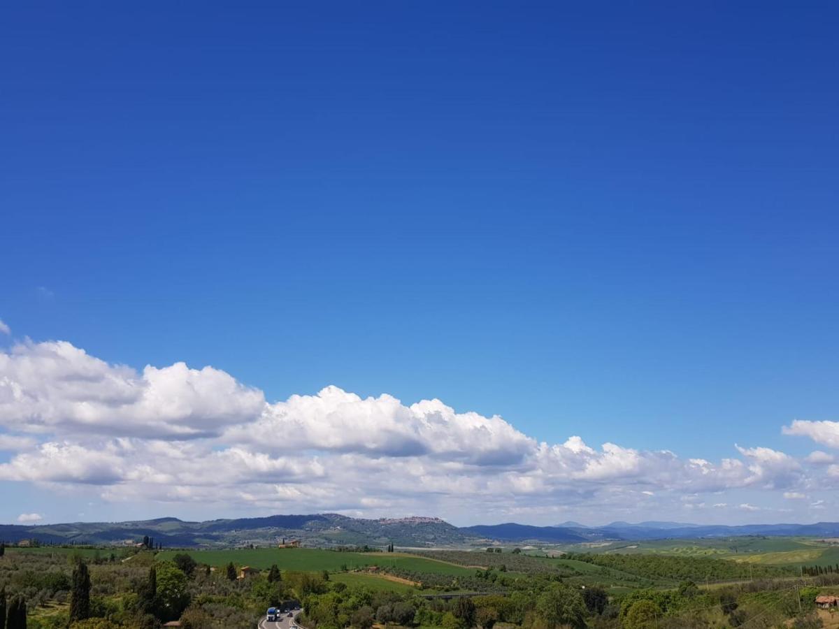 Appartamento casa per l'osticcio vista sulla val d'orcia Montalcino Esterno foto