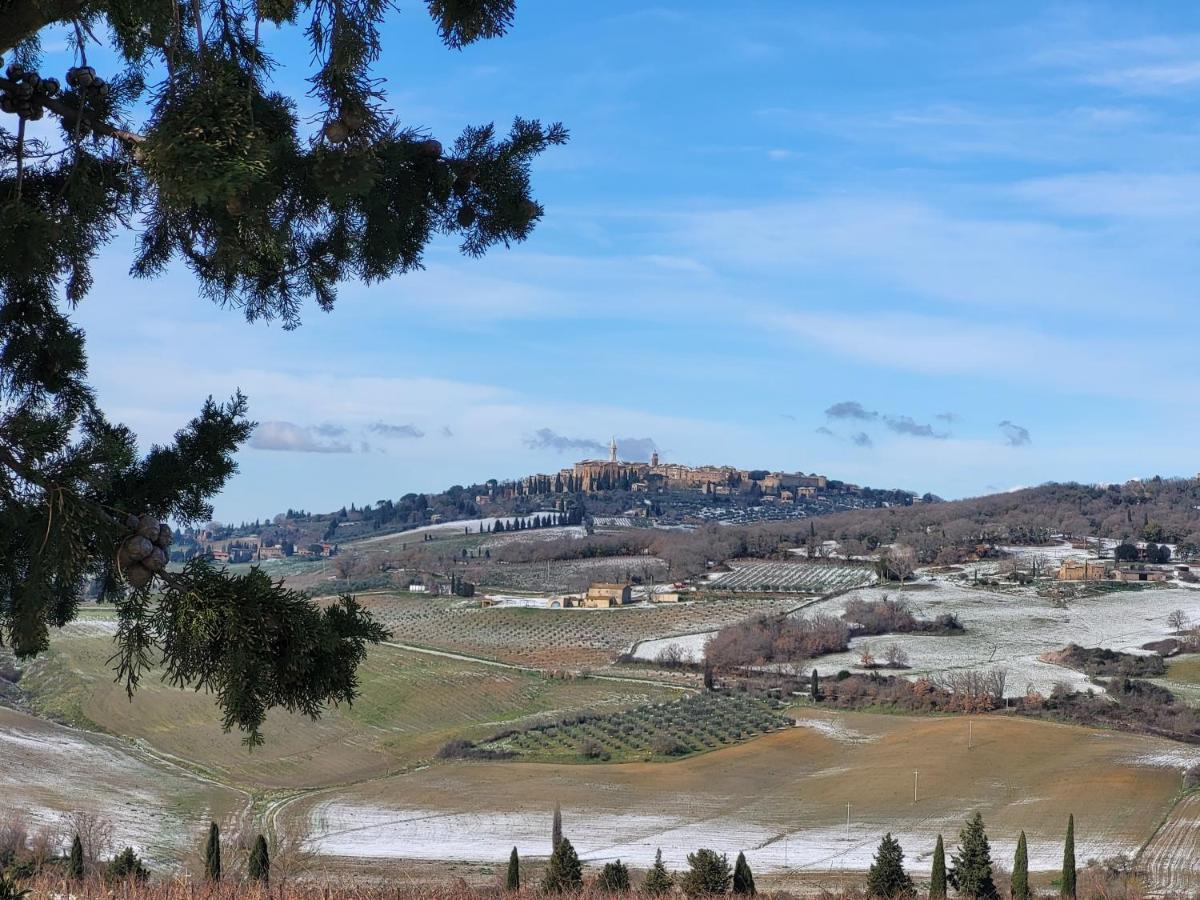 Appartamento casa per l'osticcio vista sulla val d'orcia Montalcino Esterno foto