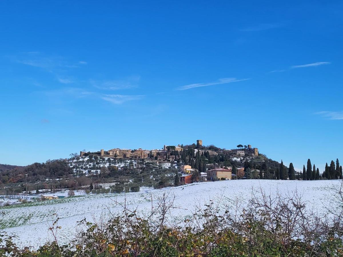 Appartamento casa per l'osticcio vista sulla val d'orcia Montalcino Esterno foto