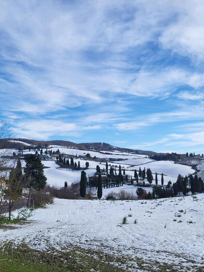 Appartamento casa per l'osticcio vista sulla val d'orcia Montalcino Esterno foto