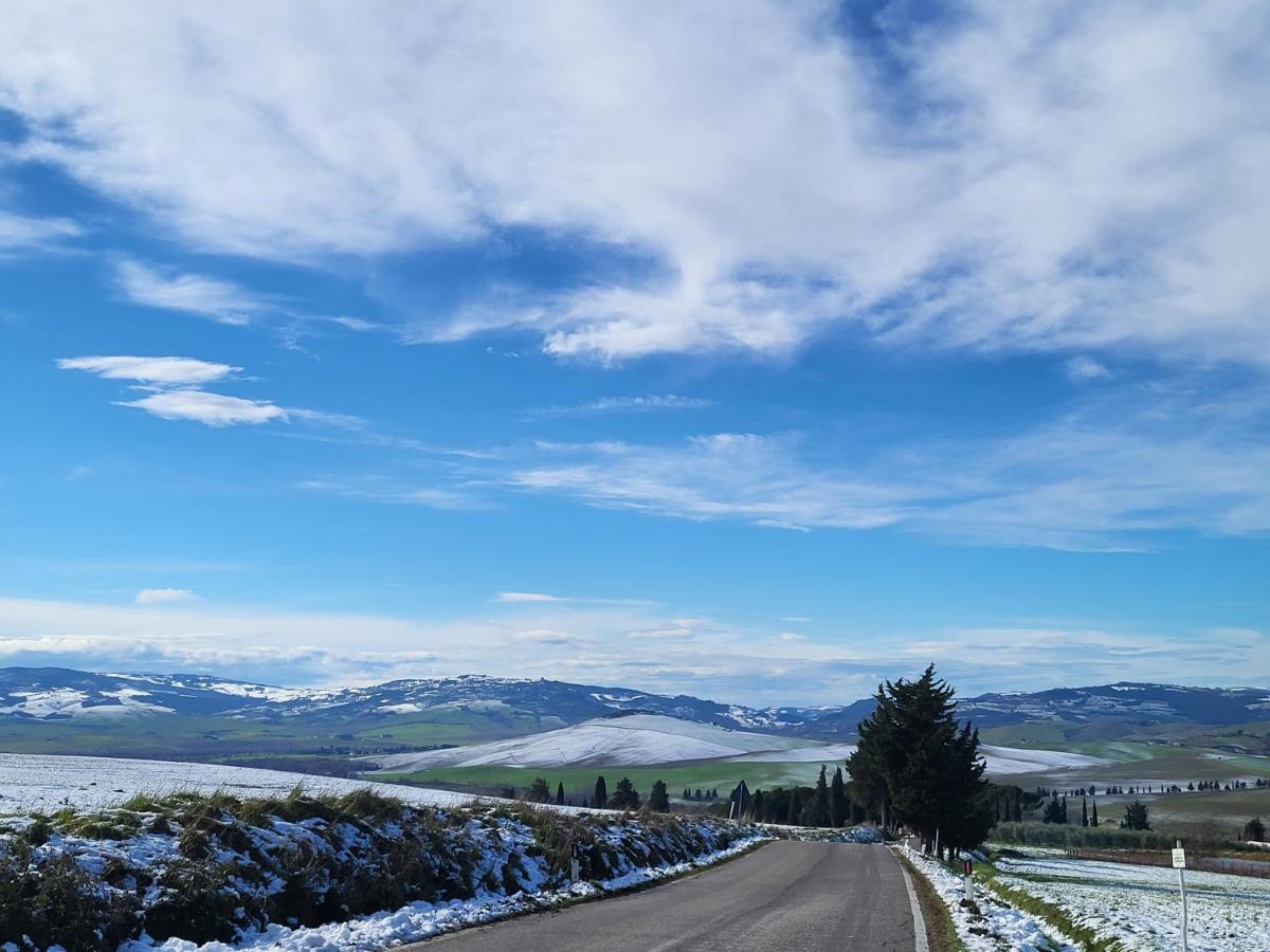 Appartamento casa per l'osticcio vista sulla val d'orcia Montalcino Esterno foto