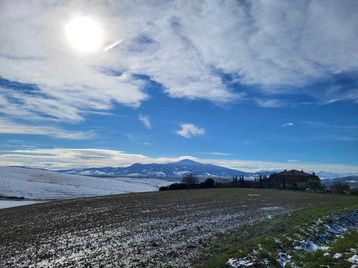 Appartamento casa per l'osticcio vista sulla val d'orcia Montalcino Esterno foto