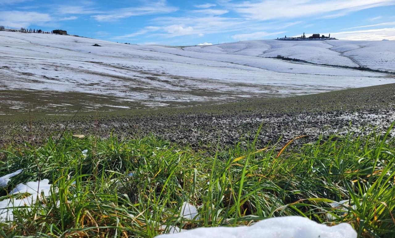 Appartamento casa per l'osticcio vista sulla val d'orcia Montalcino Esterno foto